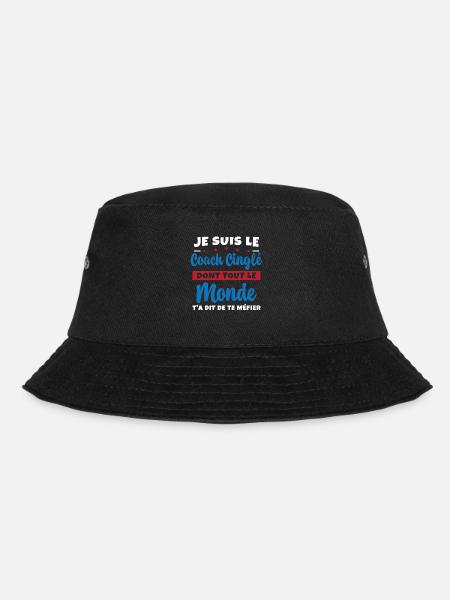 Coach Cinglé Humour Coaching Sportif Cadeau - Bob - noir