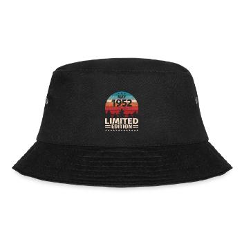 71. Geburtstag Mai Jahrgang 1952 Vintage - Bucket Hat - Schwarz - Vorne - Lela (165cm)