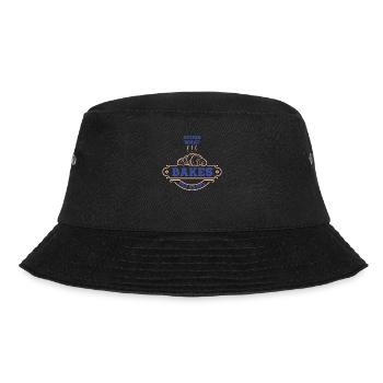 Dough What Bakes You Happy Bäckerei - Bucket Hat - Schwarz - Vorne - Lela (165cm)
