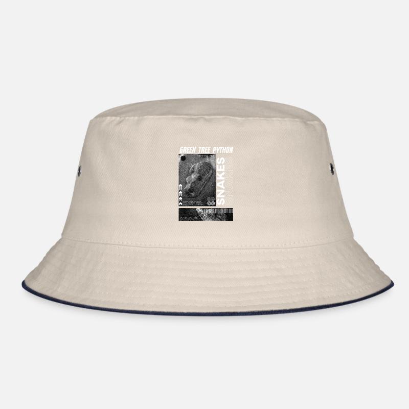Green Tree Python Modern Streetwear Reptile Keeper Bucket Hat