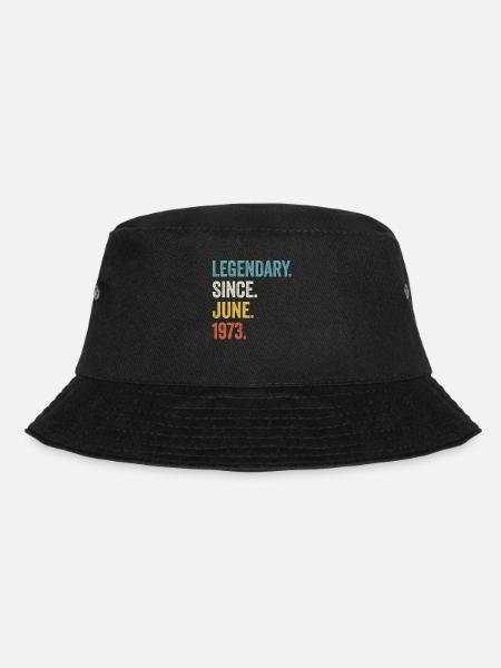 50. Geburtstag 50 Jahre Legendary Since June 1973 - Bucket Hat - Schwarz