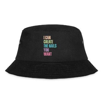 I create the nails you want manicure - Bucket Hat - black - Front - Lela (165cm)