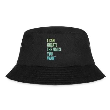 I create the nails you want manicure - Bucket Hat - black - Front - Lela (165cm)