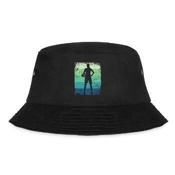 Volleyball Joueur Retro Beach Volleyball - Bob - noir - Devant - Lela (165cm)
