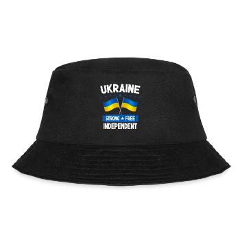 Ukraine - Bucket Hat - Schwarz - Vorne - Lela (165cm)