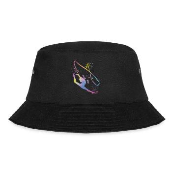 Gymnast with Band Rhythmic Gymnastics - Bucket Hat - black - Front - Lela (165cm)