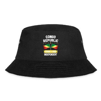 Kongo Republik - Bucket Hat - Schwarz - Vorne - Lela (165cm)