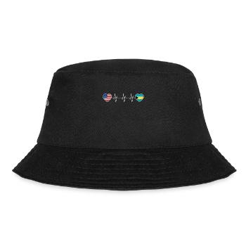 Bahamas - Bucket Hat - Schwarz - Vorne - Lela (165cm)