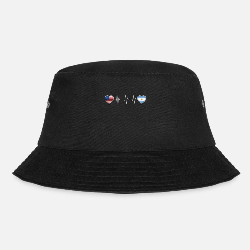 Argentinien - Bucket Hat - Schwarz