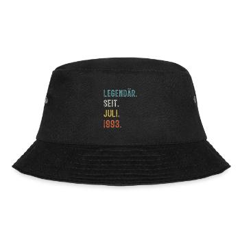 30 Birthday 30 years legendary since July 1993 - Bucket Hat - black - Front - Lela (165cm)