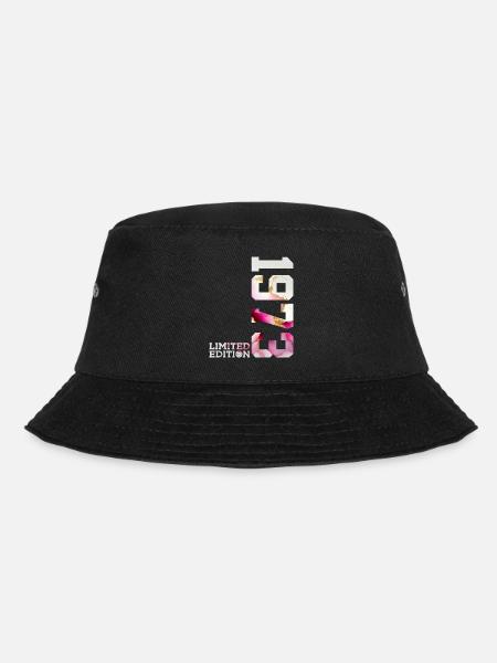 53RD BIRTHDAY 53 YEARS LIMITED EDITION 1973 - Bucket Hat - black