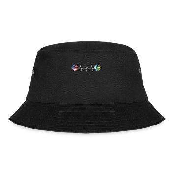 Saint Pierre and Miquelon - Bucket Hat - black - Front - Lela (165cm)
