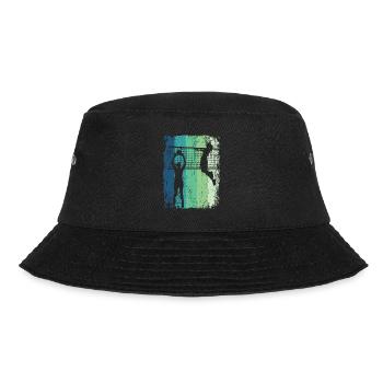 Volleyball Joueur Retro Beach Volleyball - Bob - noir - Devant - Lela (165cm)