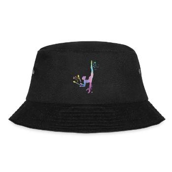 Gymnastin Mit Keulen Rhythmische Sportgymnastik - Bucket Hat - Schwarz - Vorne - Lela (165cm)