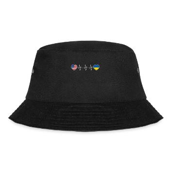Ukraine - Bucket Hat - Schwarz - Vorne - Lela (165cm)