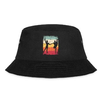 Ballet Dance Couple Vintage Ballerina - Bucket Hat - black - Front - Lela (165cm)