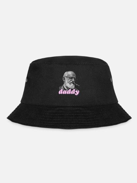 Sigmund freund daddy Psychologie lustig - Bucket Hat - Schwarz