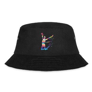 Gymnaste avec gymnastique rythmique au cerceau - Bob - noir - Devant - Lela (165cm)