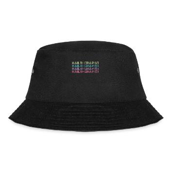 Nageltherapeutin Lustig Nailart Nail Tech - Bucket Hat - Schwarz - Vorne - Lela (165cm)