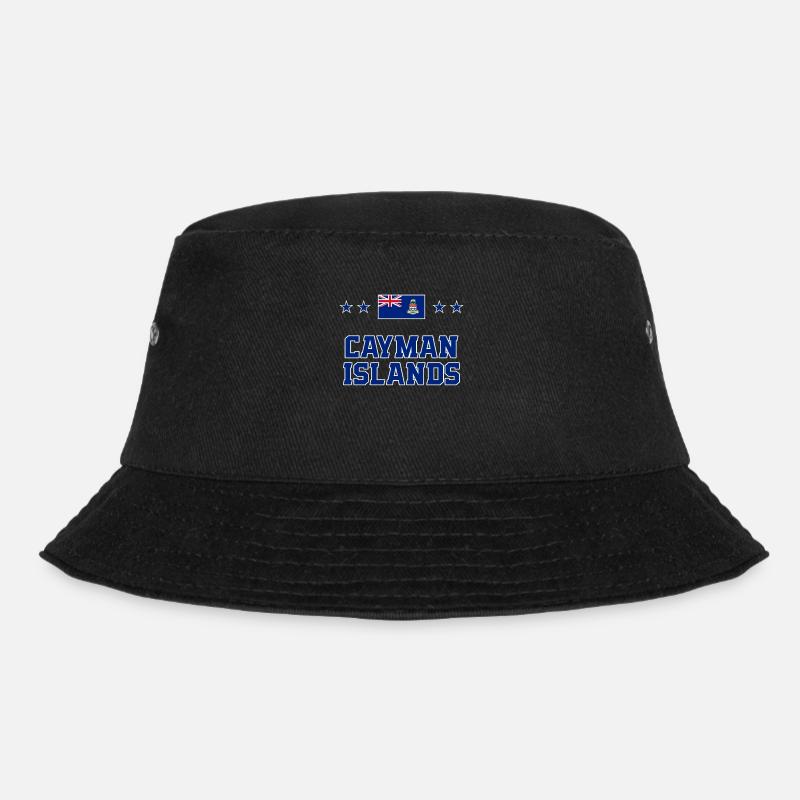 Kaimaninseln - Bucket Hat - Schwarz