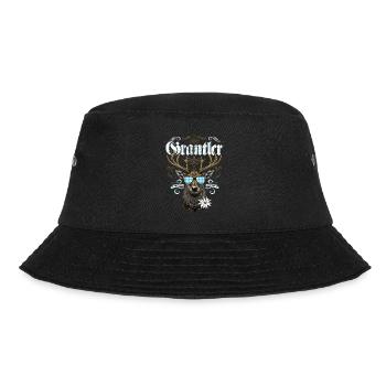 Grantler Bayern Grantln Tracht Bayern Grantln - Bucket Hat - Schwarz - Vorne - Lela (165cm)