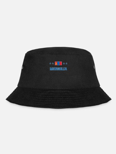 Mongolei - Bucket Hat - Schwarz