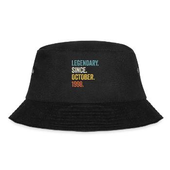 25 Years Legendary Since October 1998 25th - Bucket Hat - black - Front - Lela (165cm)