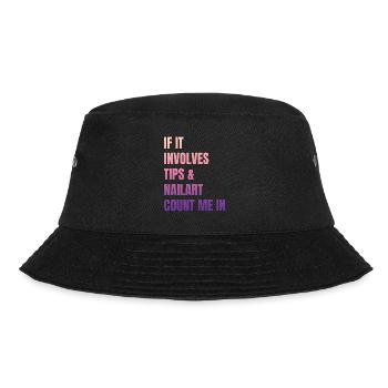 When it comes to tips and nail art nail salon - Bucket Hat - black - Front - Lela (165cm)