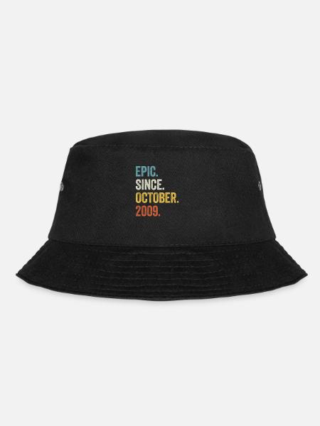 14. Geburtstag 14 Jahre Epic Since October 2009 - Bucket Hat - Schwarz