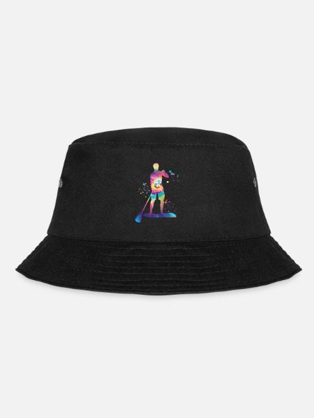 Stand Up Paddling Stand Up Board Sup - Bucket Hat - Schwarz