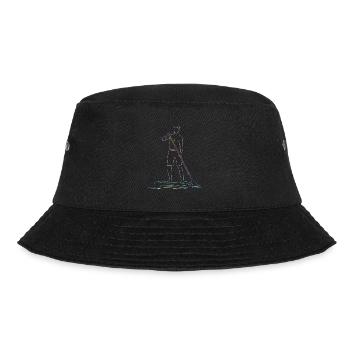 Stand Up Paddling Stand Up Board Sup - Bucket Hat - Schwarz - Vorne - Lela (165cm)