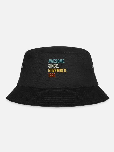 25. Geburtstag 25 Jahre Awesome November 1998 - Bucket Hat - Schwarz