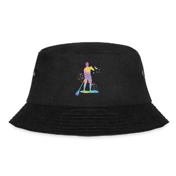Stand Up Paddling Stand Up Board Sup - Bucket Hat - Schwarz - Vorne - Lela (165cm)