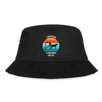 Coachman Carriage Horse-drawn carriage Carriage - Bucket Hat - black - Front - Lela (165cm)