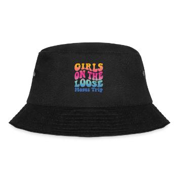 Girls On The Loose moms Friends Trip - Bucket Hat - black - Front - Lela (165cm)
