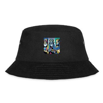 Pop Art Moderne Les Rois Mages - Bob - noir - Devant - Lela (165cm)