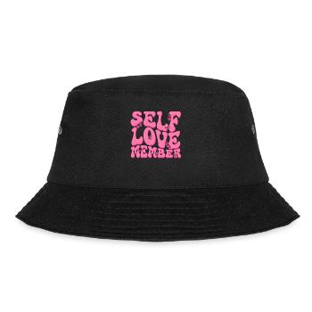 Self Love Self Worth I Love Myself Motivation - Bucket Hat - black - Front - Lela (165cm)