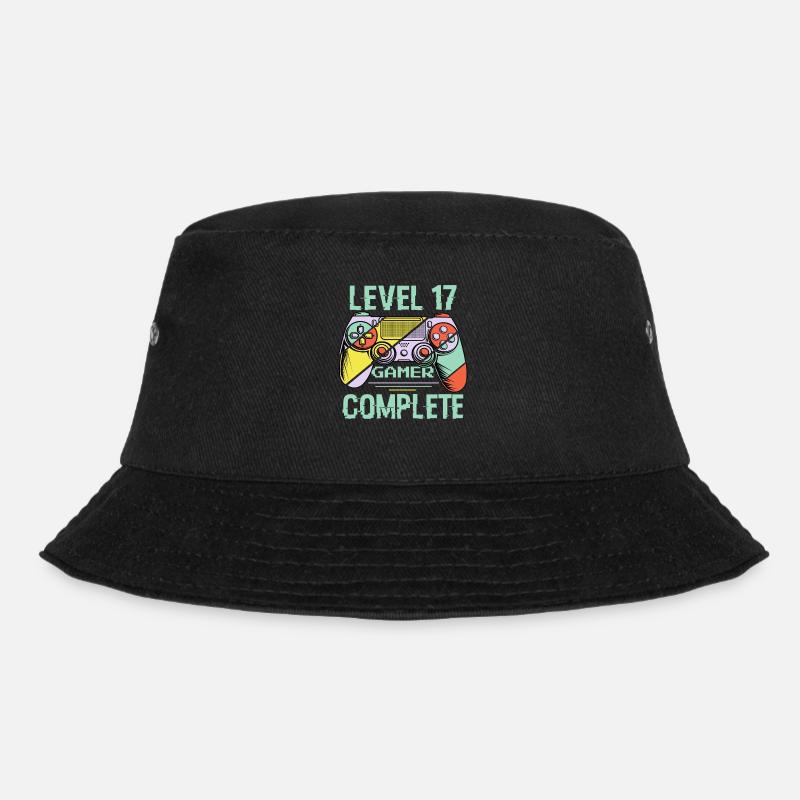 Niveau 17 complète 17 Ans Gamer Level 17 Complete - Bob - noir