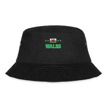 Wales - Bucket Hat - Schwarz - Vorne - Lela (165cm)