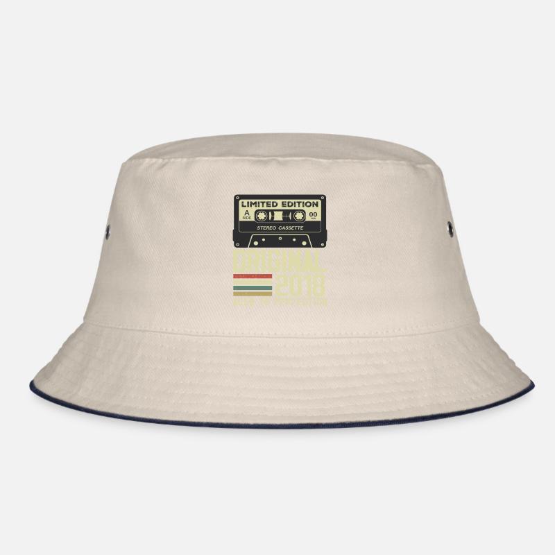 6th Retro Style Anniversary Gift 2018 Bucket Hat