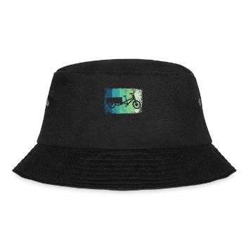 Lastenfahrrad Lastenrad Cargo Bike Cargobike - Bucket Hat - black - Front - Lela (165cm)