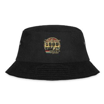 Vintage 1989, Vintage 1989 Birthday Gift - Bucket Hat - black - Front - Lela (165cm)