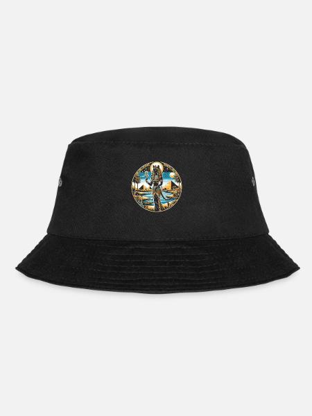 Bastet Katzengöttin Ägypten Ägyptische Mythologie - Bucket Hat - Schwarz