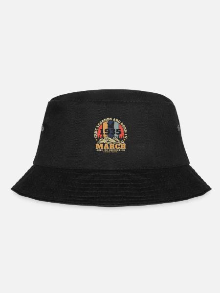 Geburtstagsgeschenk geboren im März 1935 - Bucket Hat - Schwarz