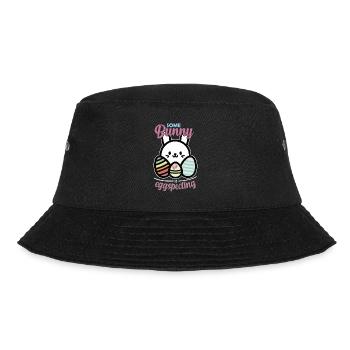 Easter Pregnancy Anouncement Easter Eggs - Bucket Hat - black - Front - Lela (165cm)