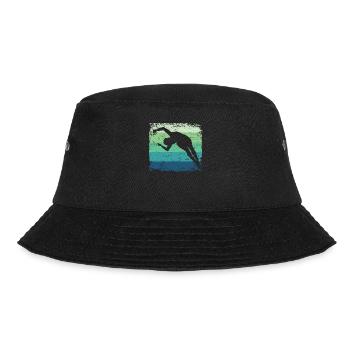 Synchronisierter Wassertaucher High Diver - Bucket Hat - Schwarz - Vorne - Lela (165cm)