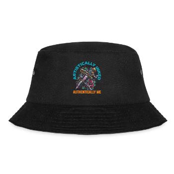 Tattoo Artist Tattooed, I Love Tattoos With - Bucket Hat - black - Front - Lela (165cm)