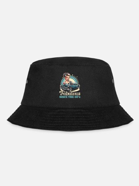 Aus Den 50ern Musik 50er 1950 Party Fifties 50er - Bucket Hat - Schwarz