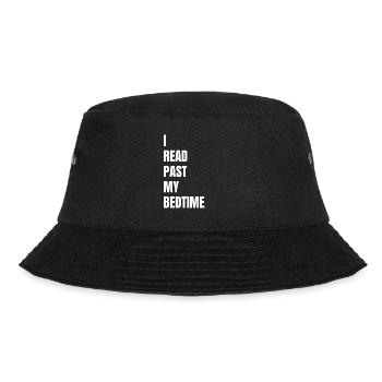 Library Book Lover Reading Bookworm - Bucket Hat - black - Front - Lela (165cm)