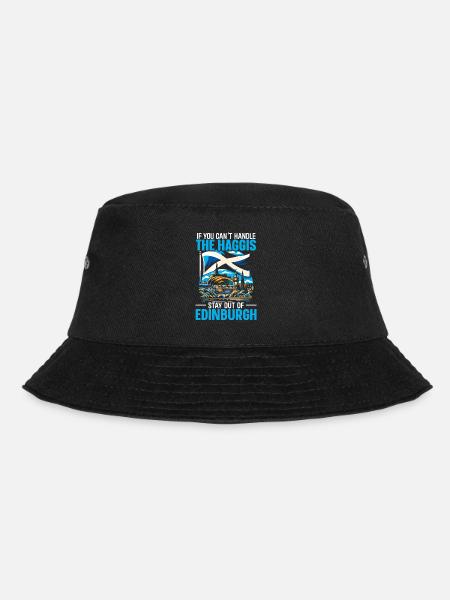 Edinburgh, Scotland, United Kingdom - Bucket Hat - black